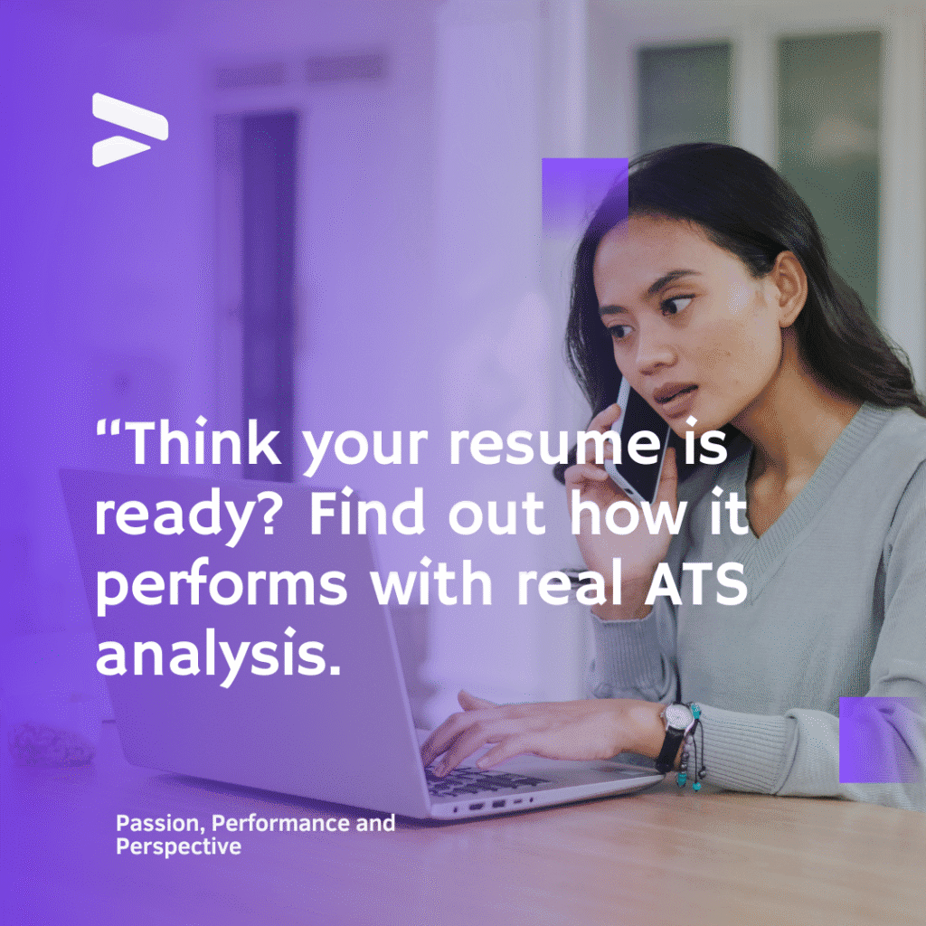 “Think your resume is ready? Find out how it performs with real ATS analysis.”

